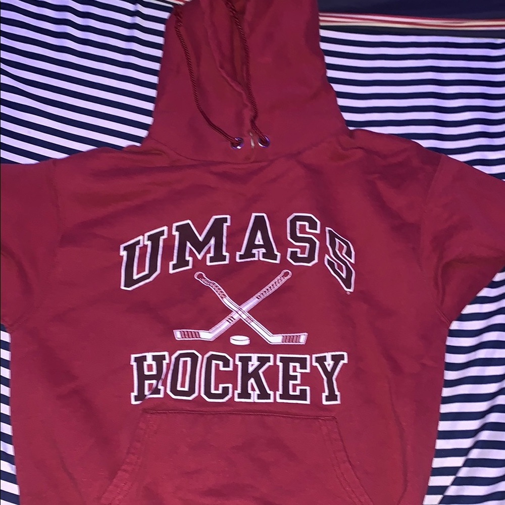 UMass Hockey Red Hoodie